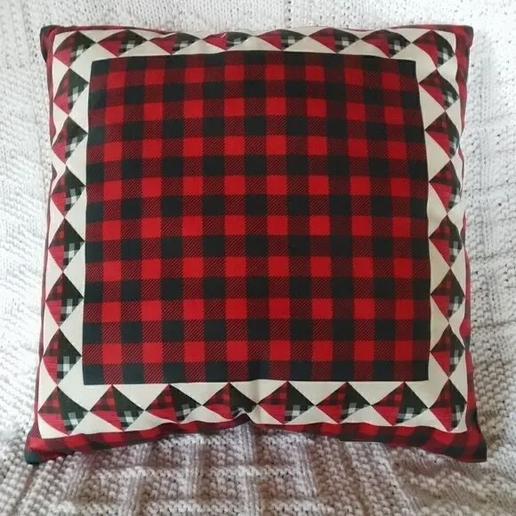 New! Buffalo Check Large Throw Pillow - Picture 1 of 3